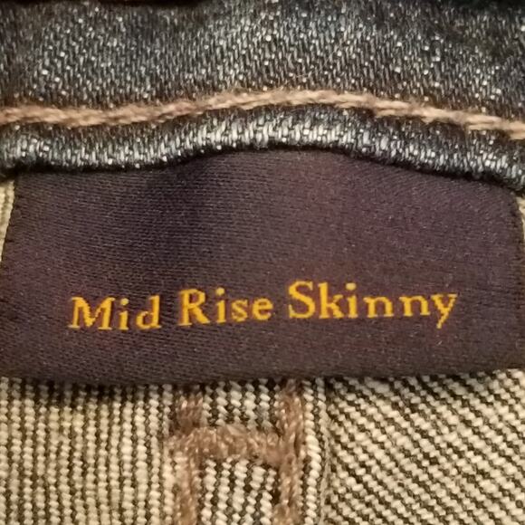 Levi's The Original Jean Mid Rise Skinny denim jean size 2 or 27x29 - Picture 8 of 10